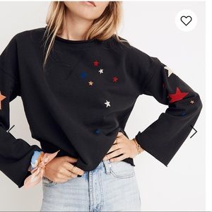 Madewell Starry Night Sweatshirt Small NWOT
